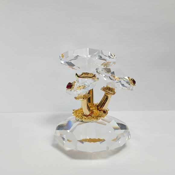 Swarovski 32% Full Lead Crystal Strass Collection Mushrooms & Ladybugs Orig Box - Picture 6 of 11